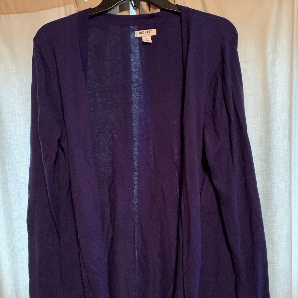 Old Navy cardigan - navy blue - size large